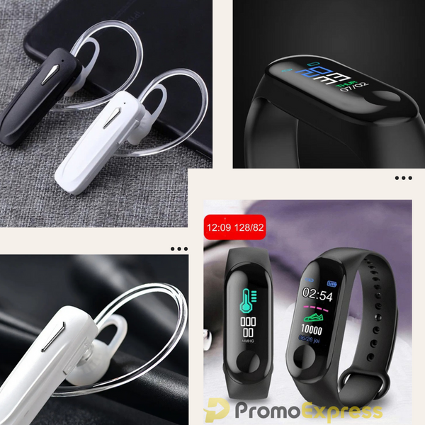 Pachet! Bratara fitness- model 3 + Casca bluetooth