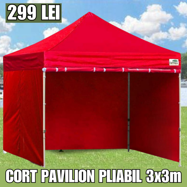 Cort cu pavilion PLIABIL!