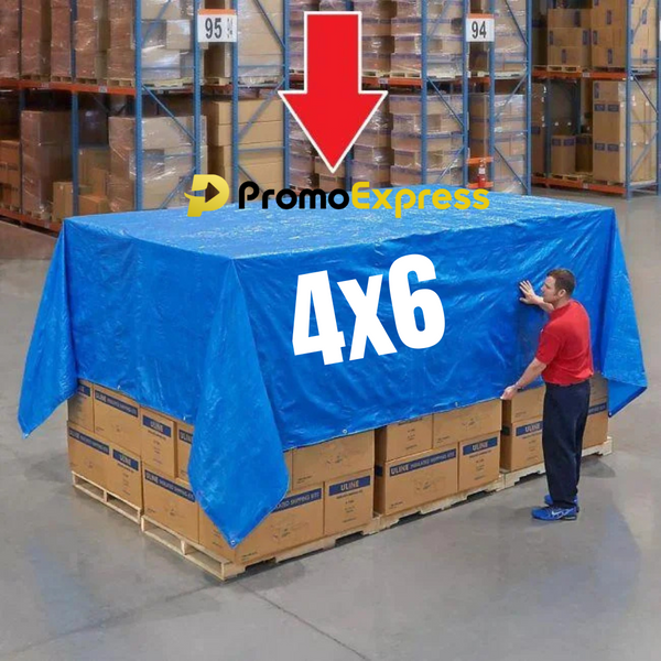 Prelata de protectie 4/6 m, impermeabila, rezistenta la UV si grindina