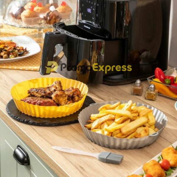 Set 3 cosuri din silicon pentru friteuze cu aer cald