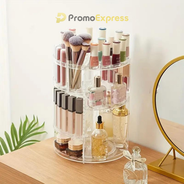 Organizator de produse cosmetice, machiaj , rotativ 360 de grade