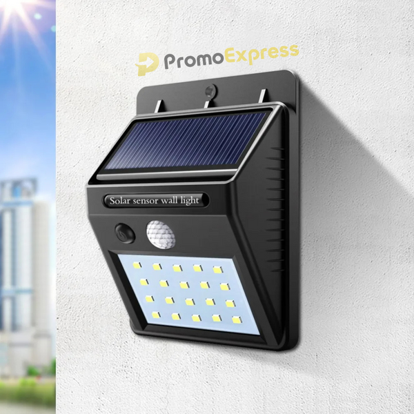 Lampa LED cu incarcare solara si senzor de miscare