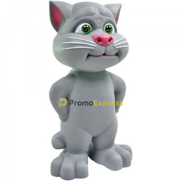 Jucarie interactiva - pisica vorbeste, toarce si rade cu tine, 30 cm
